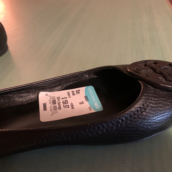 NEW Womens Tory Burch Black Ballet Flats Slip On Shoes Size 10 - Picture 10 of 12